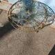 Wrought iron coffee table 1940