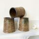 Set 6 cups cups vintage pyrite stoneware
