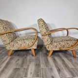 Art deco armchairs by Jindrich Halabala