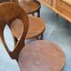 Ensemble table de ferme et 6 chaises Mouettes de Baumann
