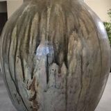 Large vase lucien arnaud sandstone from saint amand en puysaye 1920 art nouveau