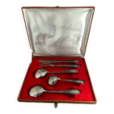 Ecrin/coffret 5 couverts de service en inox Amefa