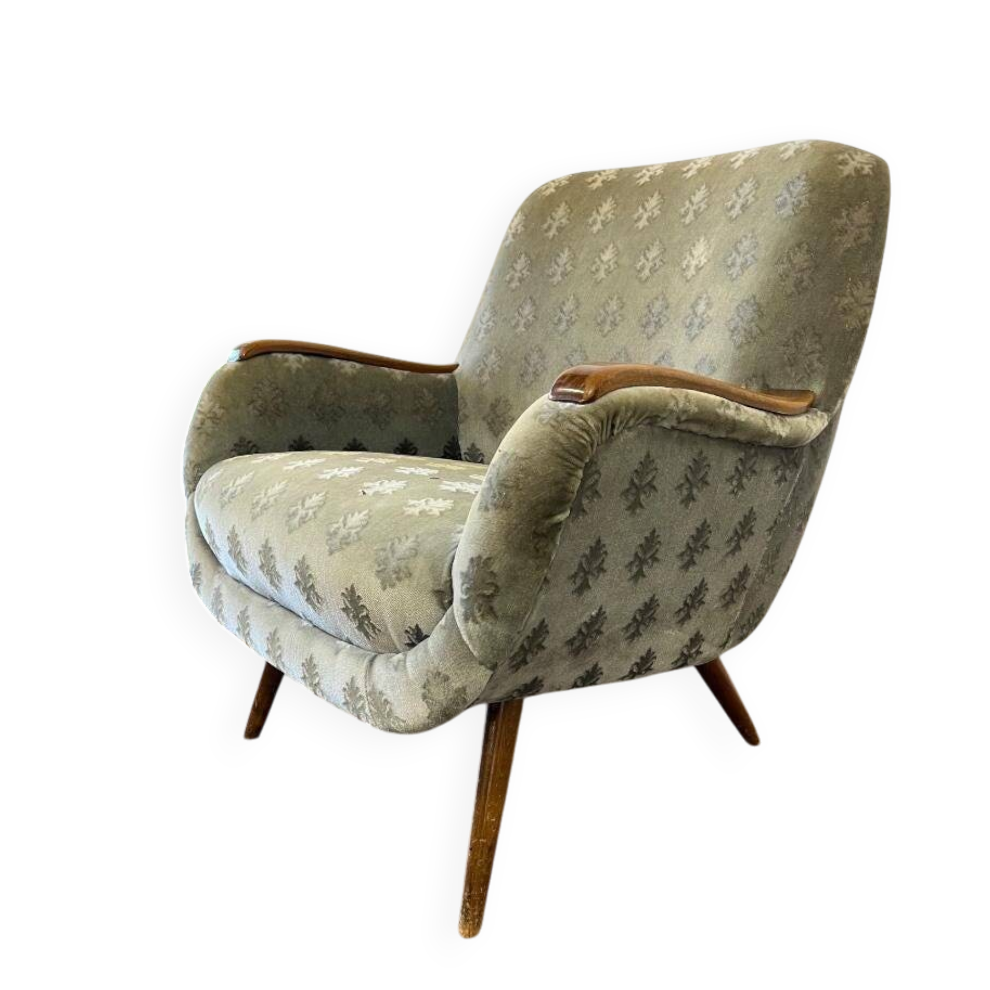 Fauteuil cocktail vintage bleu clair / fauteuil / fauteuil une place