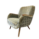 Fauteuil cocktail vintage bleu clair / fauteuil / fauteuil une place