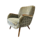 Fauteuil cocktail vintage bleu clair / fauteuil / fauteuil une place