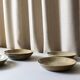7 speckled stoneware plates