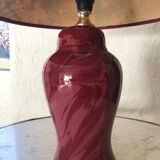 Ceramic foot table lamp