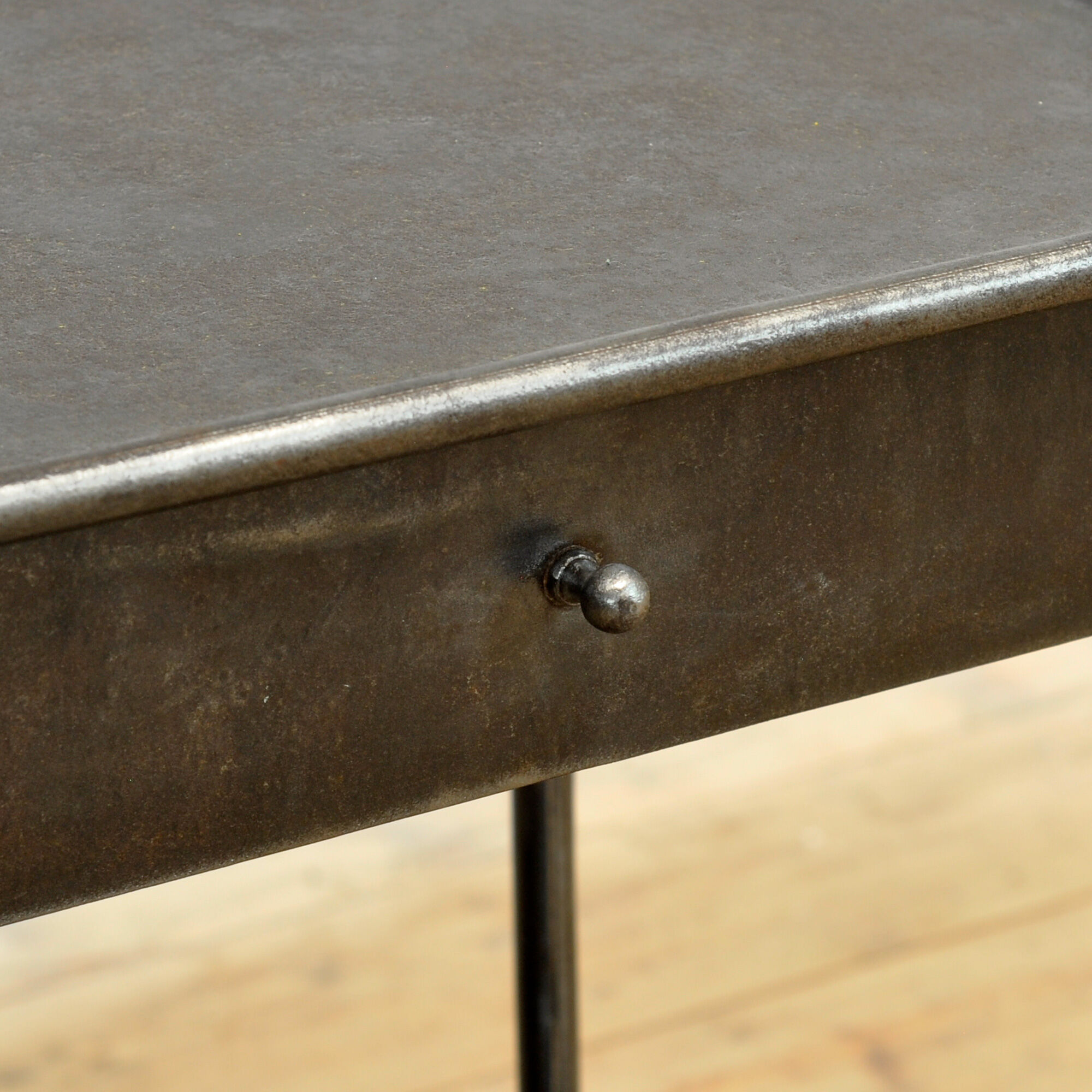Iron bedside table, 1910s