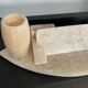 Vintage alabaster office kit 70s