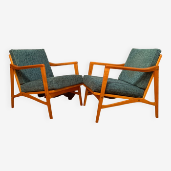 Une paire de fauteuils de Wilhelm Knoll, Knoll Antimott, années 1960.