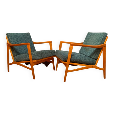 Une paire de fauteuils de Wilhelm Knoll, Knoll Antimott, années 1960.
