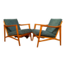 Une paire de fauteuils de Wilhelm Knoll, Knoll Antimott, années 1960.