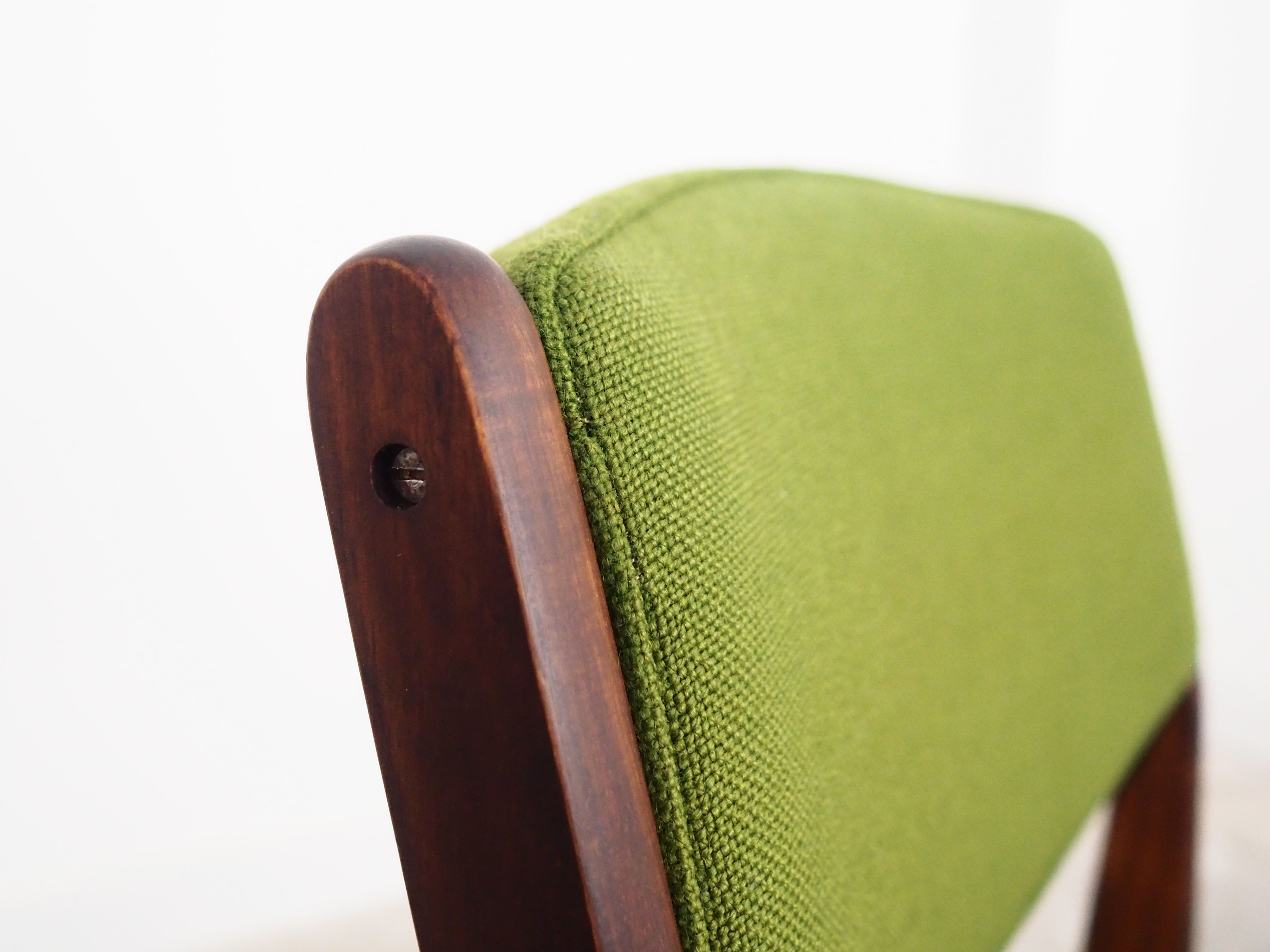 Ensemble de six chaises fabriqué par Skovby 1970