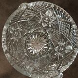 Champagne bucket in glass or crystal called bohemian