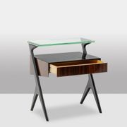 Ico Parisi. Pair of bedside tables or end tables. 1950s-60s.