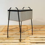 German sewing table on Wheels from the 1970s
