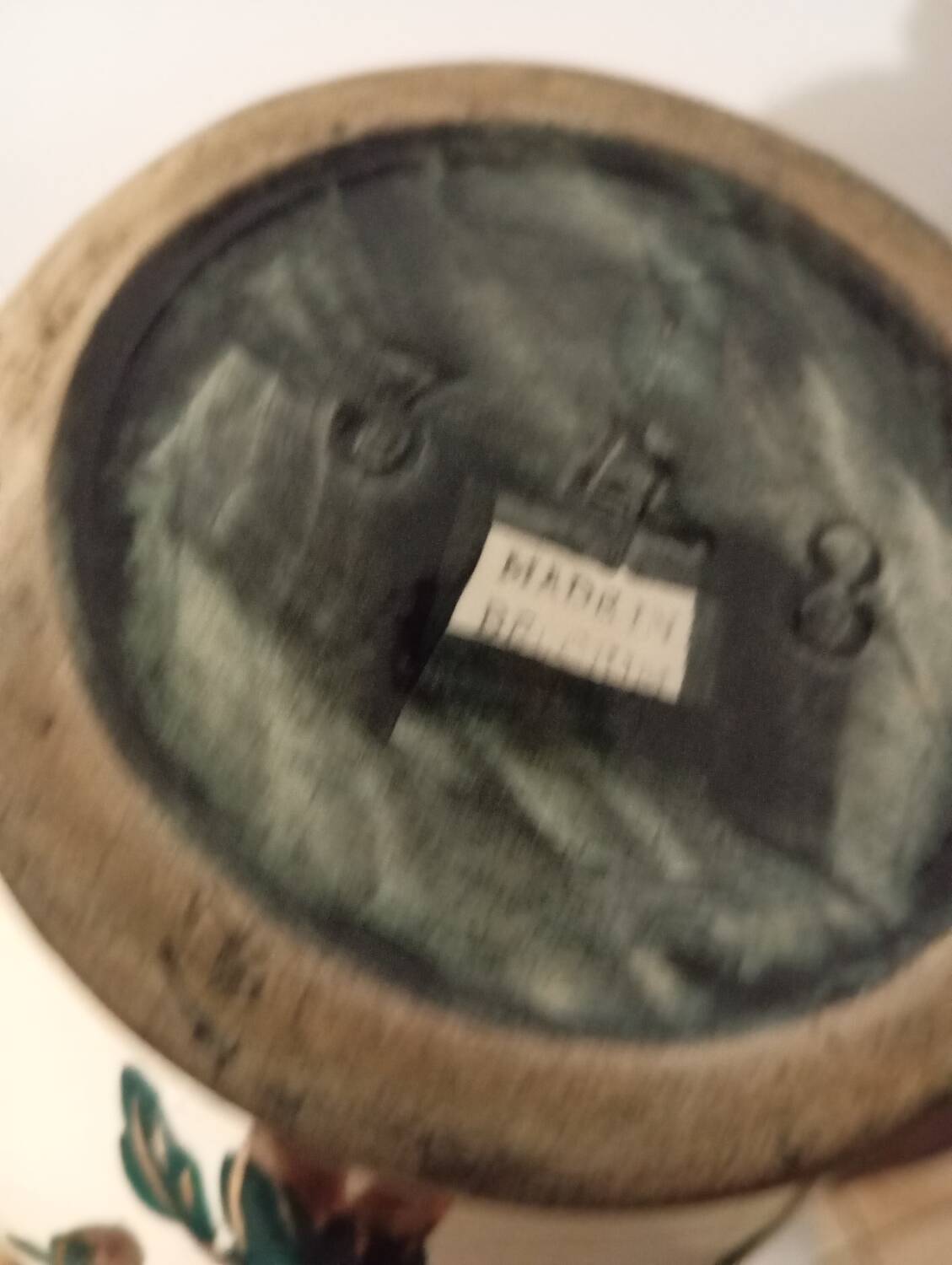 Vase porcelaine Belge Henri Béquet