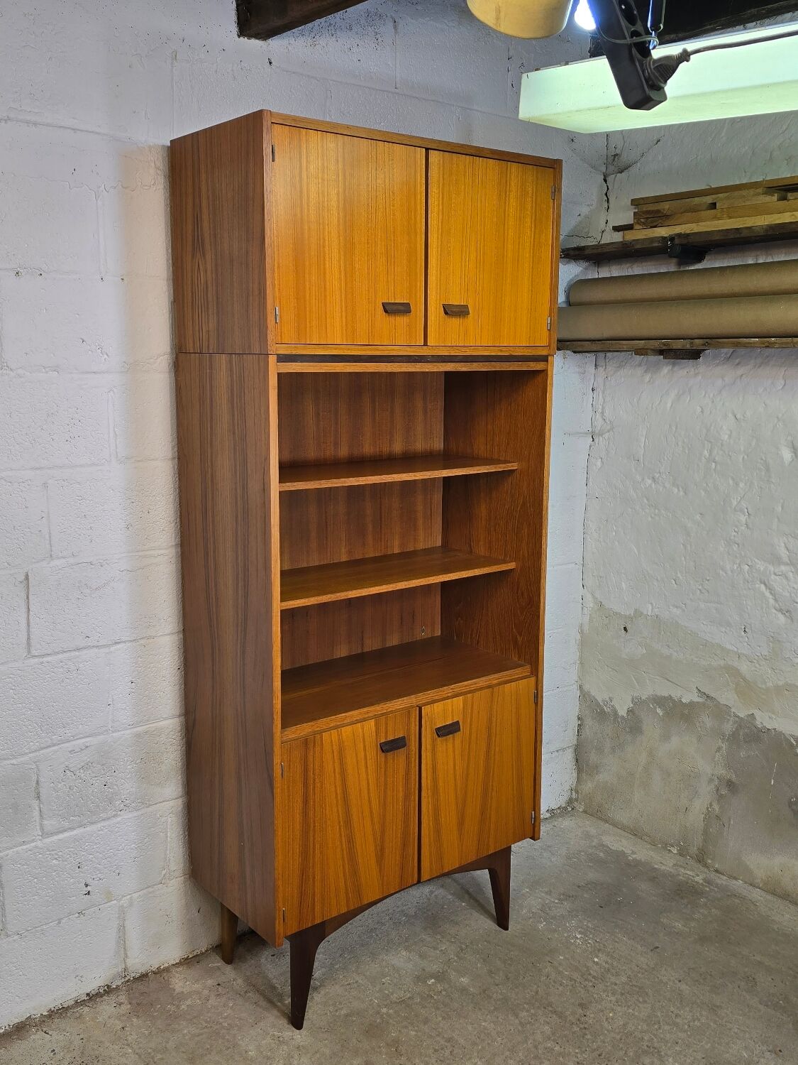 1970s Scandinavian style cupboard library