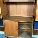 Mid-Century Modern modular wood bookcase from 50s