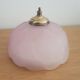 Plafonnier vintage verre rose