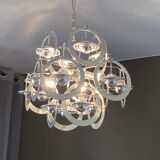 Sputnik Saturn pendant light. 1970. Space Age. Italy.