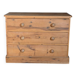 commode anglaise en pin