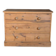 English pine chest of drawers