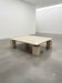 Sculptural coffee table in travertine - Attributed to Piero De Longhi, It