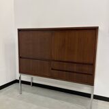 African rosewood drink cabinet, circa 1950