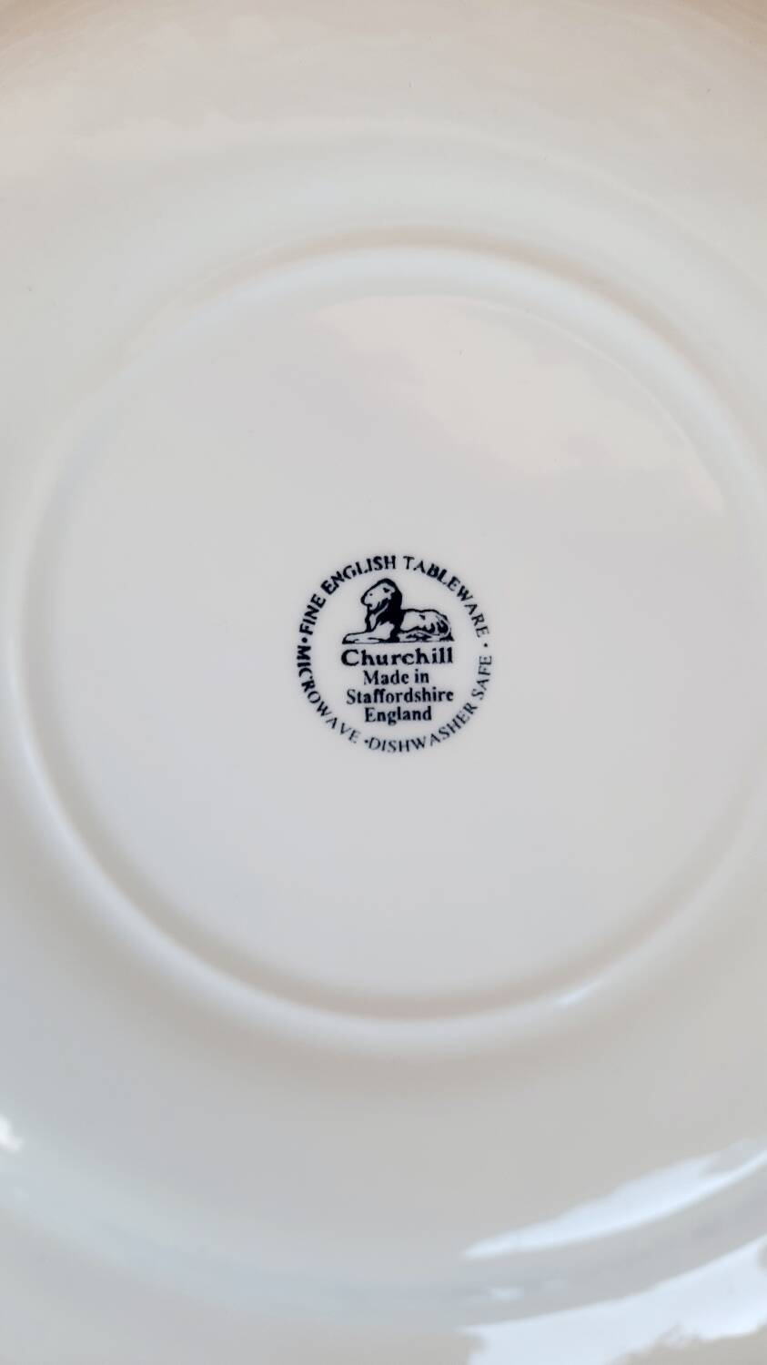 Churchill dinner plate