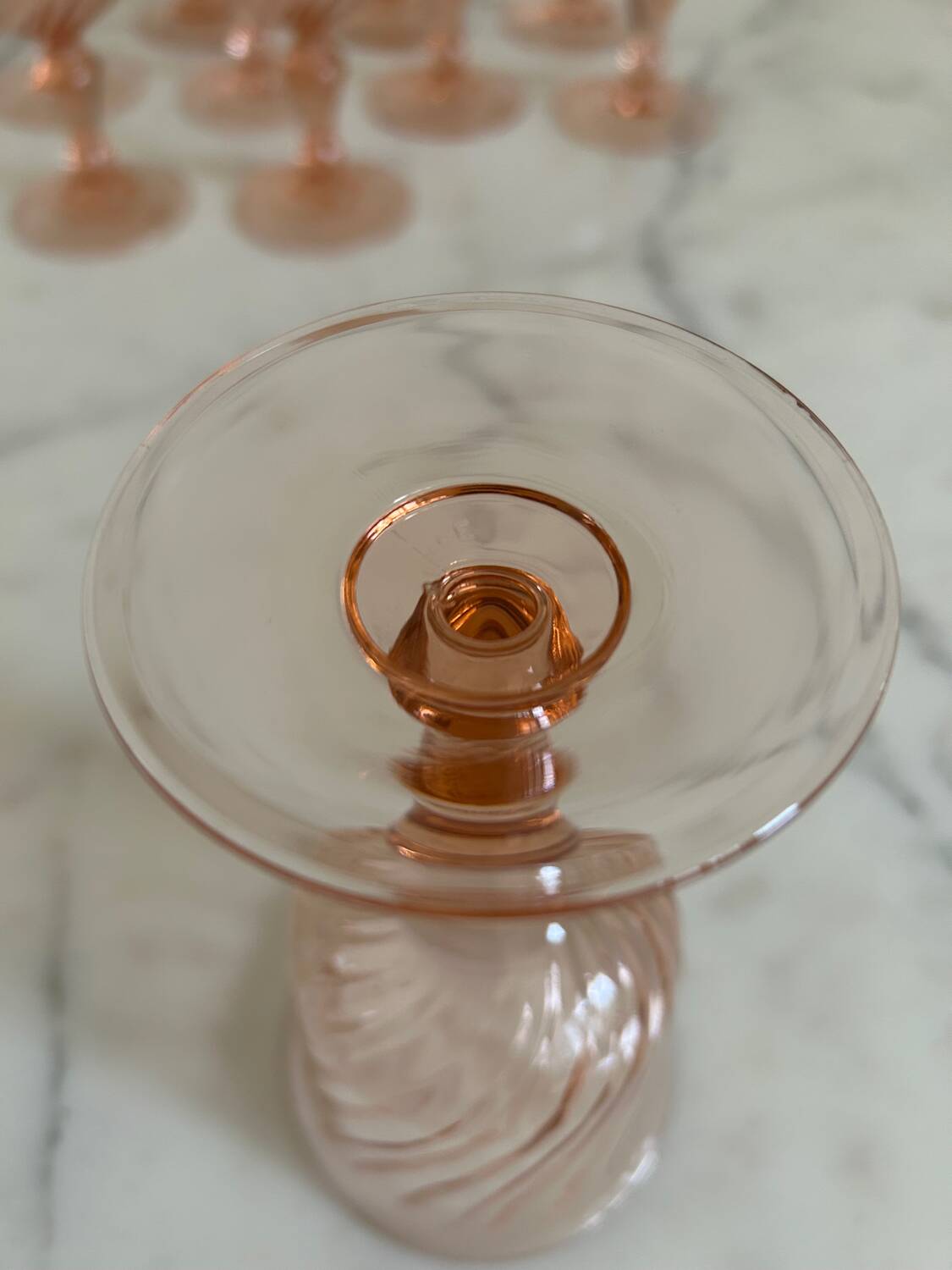 Set of 6 Rosaline Luminarc water glasses