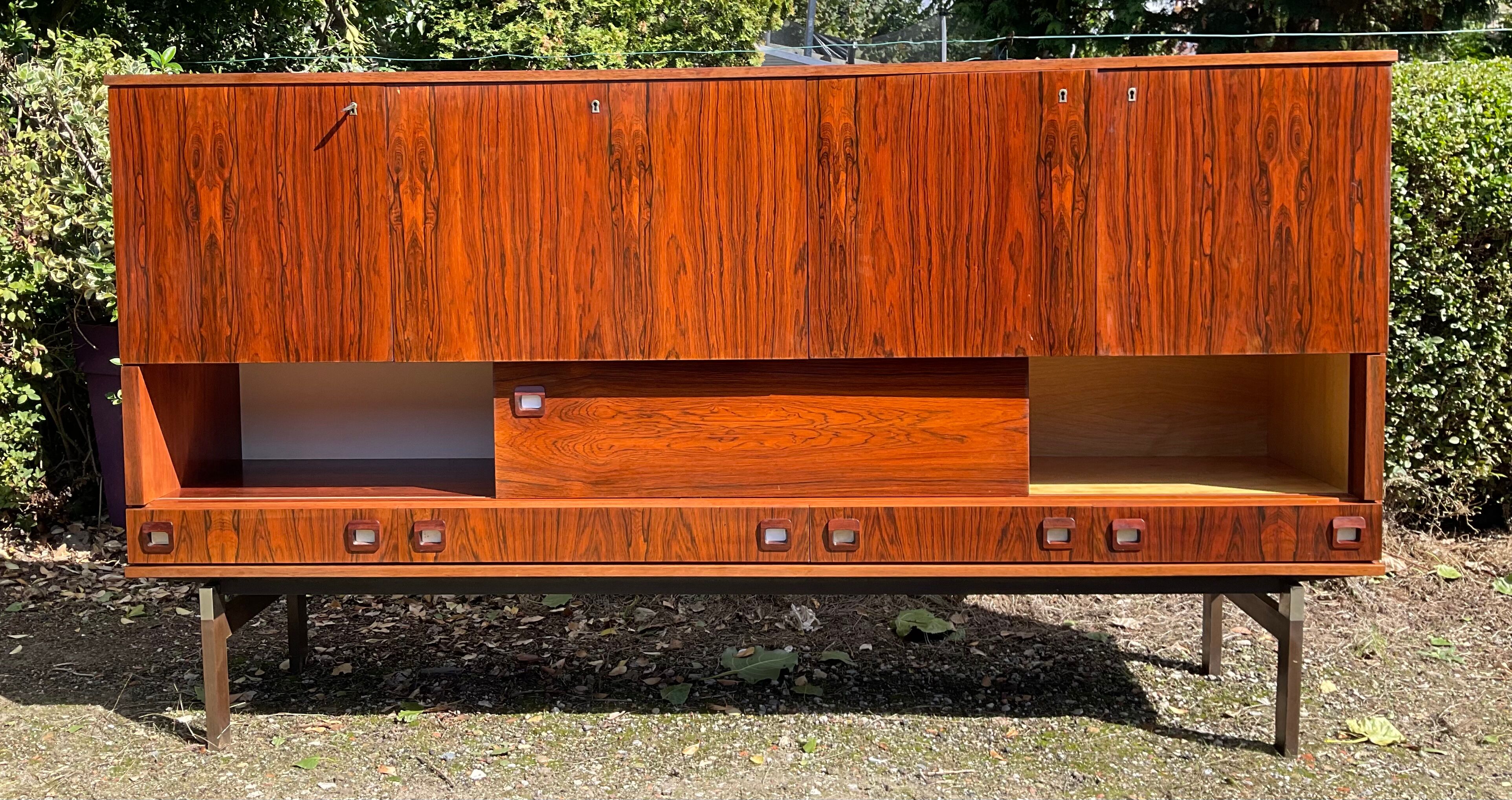 Scandinavian rosewood row from the 60s