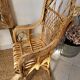 Fauteuil rotin vintage