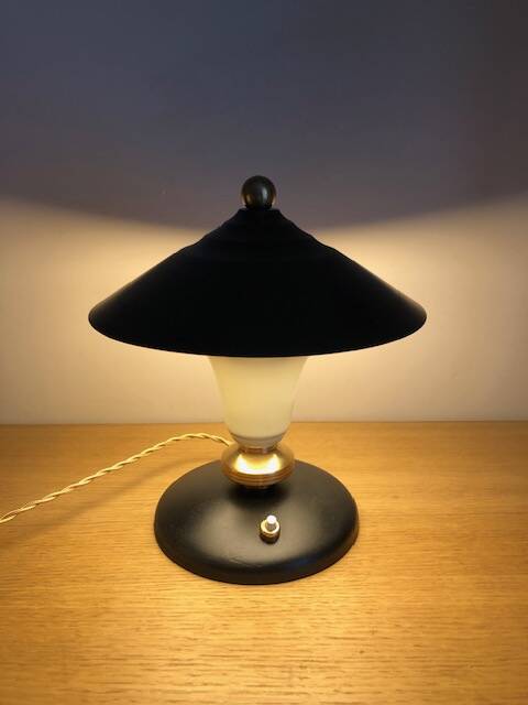 Art deco mushroom lamp