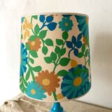 Vintage lamp flowers 70s