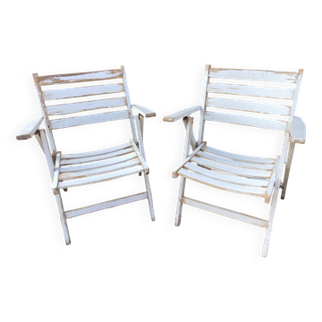 duo de fauteuils de jardin brasserie café terrasse pliante Brasserie