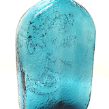 Glass decanter by Stelvia Italy 60s 70s
