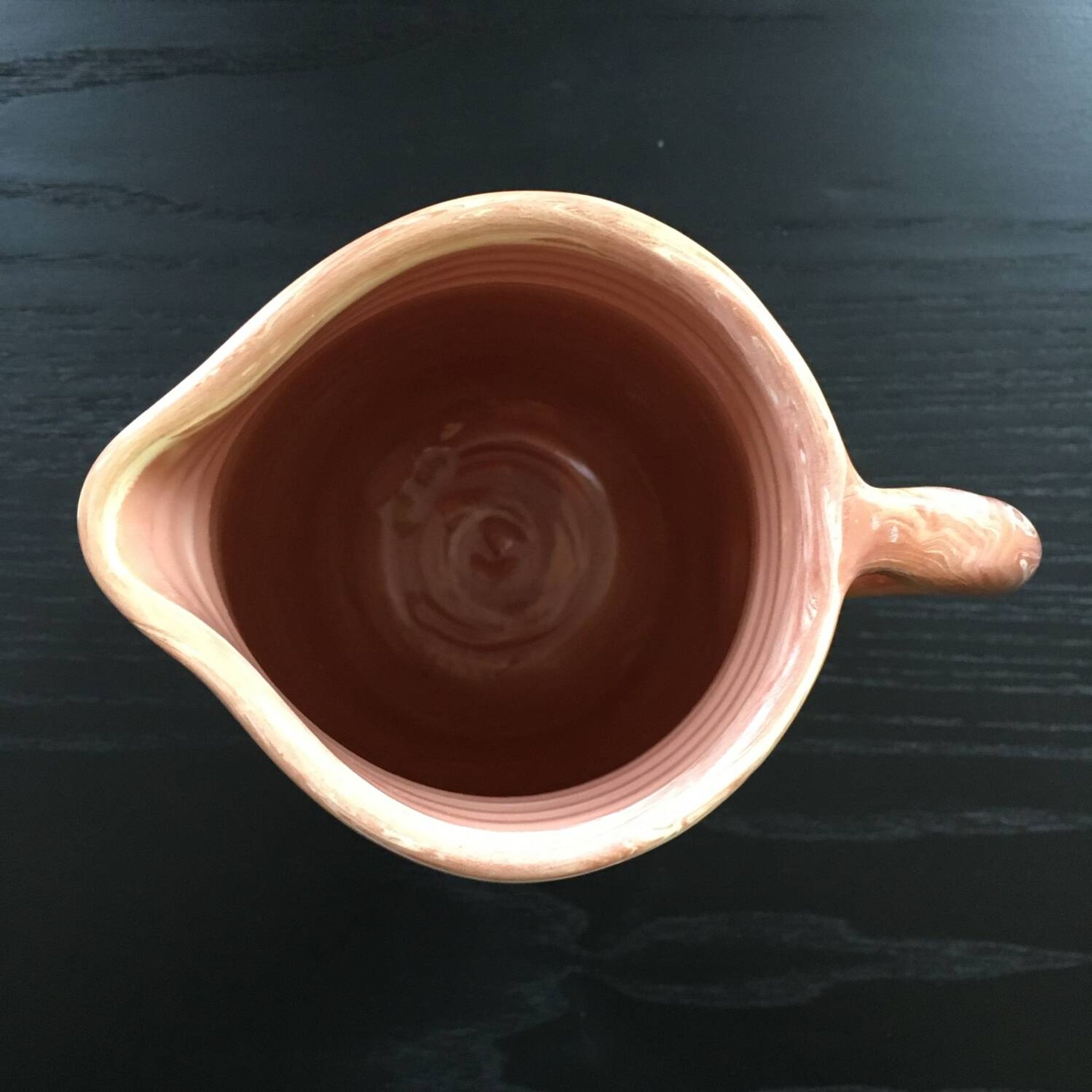 Pichet terres mêlées ocre rose