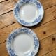 9 Ceylan soup plates from Creil and Montereau Labrador