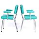 Chrome 1970 vintage lounge chairs s