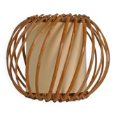 Rattan table lamp 1970