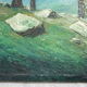 Painting painting on landscape panel signed g cocagne