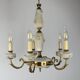 Capodimonte Art Nouveau Vintage Chandelier, 1930s