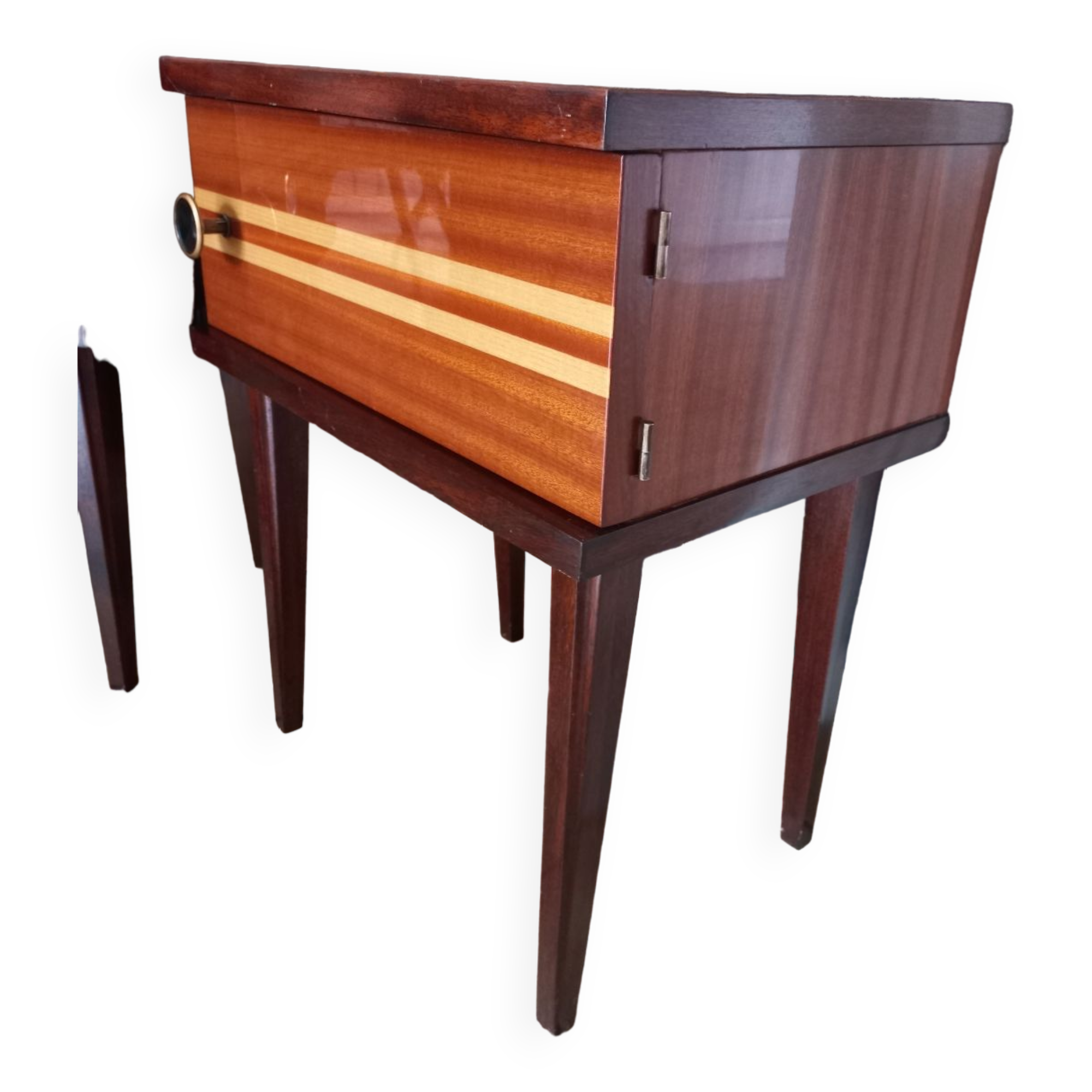Paire de chevets formica