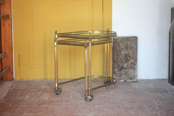 Desserte vintage, meuble salon, desserte gigogne , meuble d'appoint