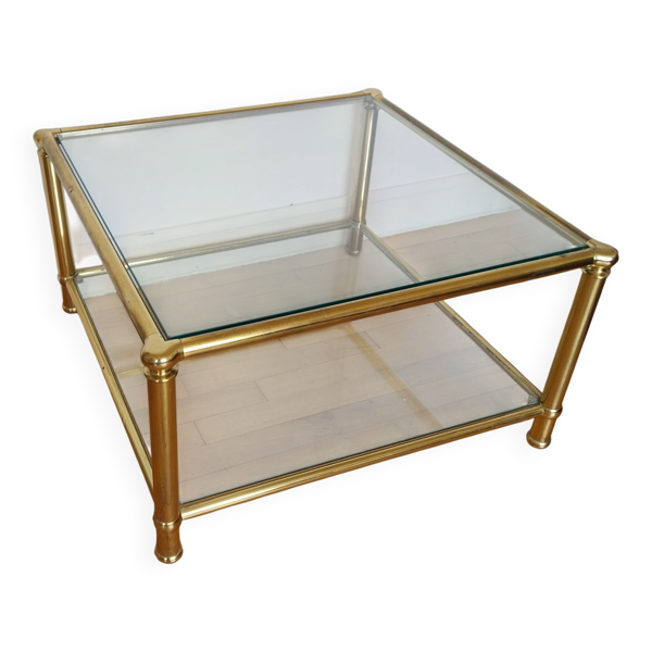Table basse laiton Fratelli Orsenigo design Italien