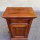 Nightstand, accent furniture in solid wood with drawer and door, 1980.