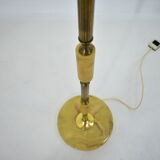 Czechoslovakia mid-century floor lamp in alabaster and brass, 1950s