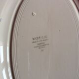 Oval dish Digoin Sarreguemines Mary-Lou