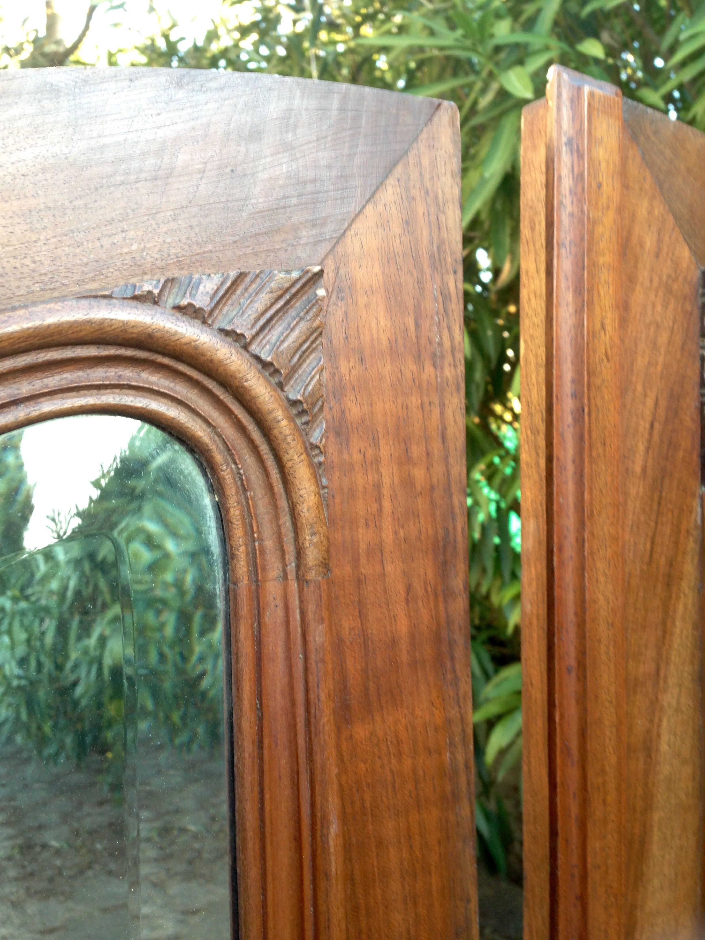 Antique beveled mirrors